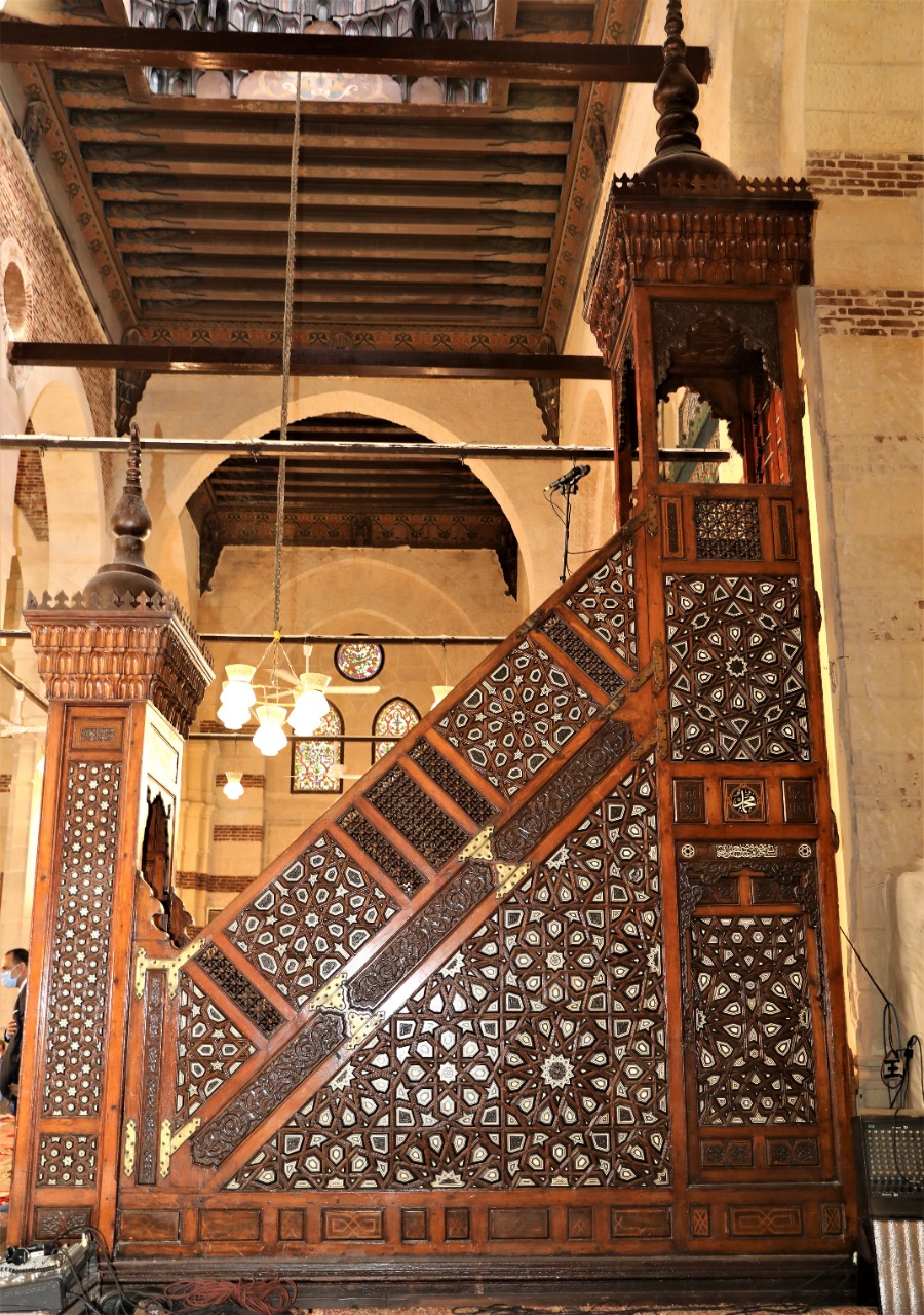 افتتاح مسجد الإمام الشافعي بعد ترميمه وإقامة شعائر صلاة الجمعة