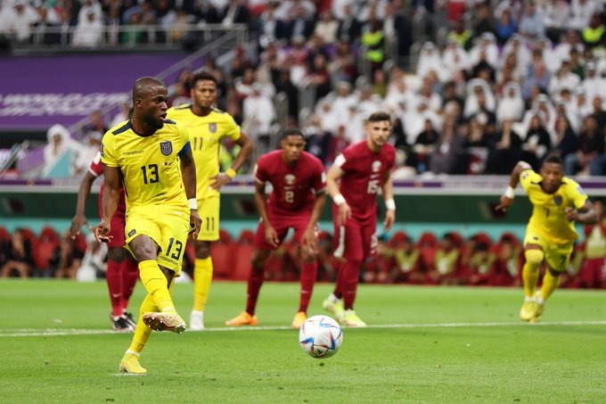 ملخص وأهداف الشوط الأول لمباراة قطر والأكوادور فى كأس العالم