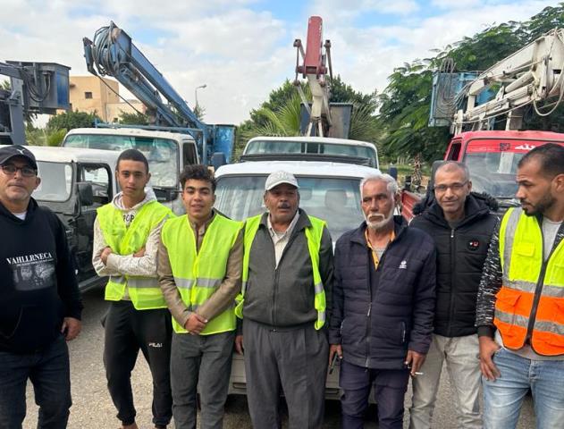 رئيس جهاز بدر يشهد إسطفاف شركات الصيانة لرفع كفاءة الإنارة.. صور