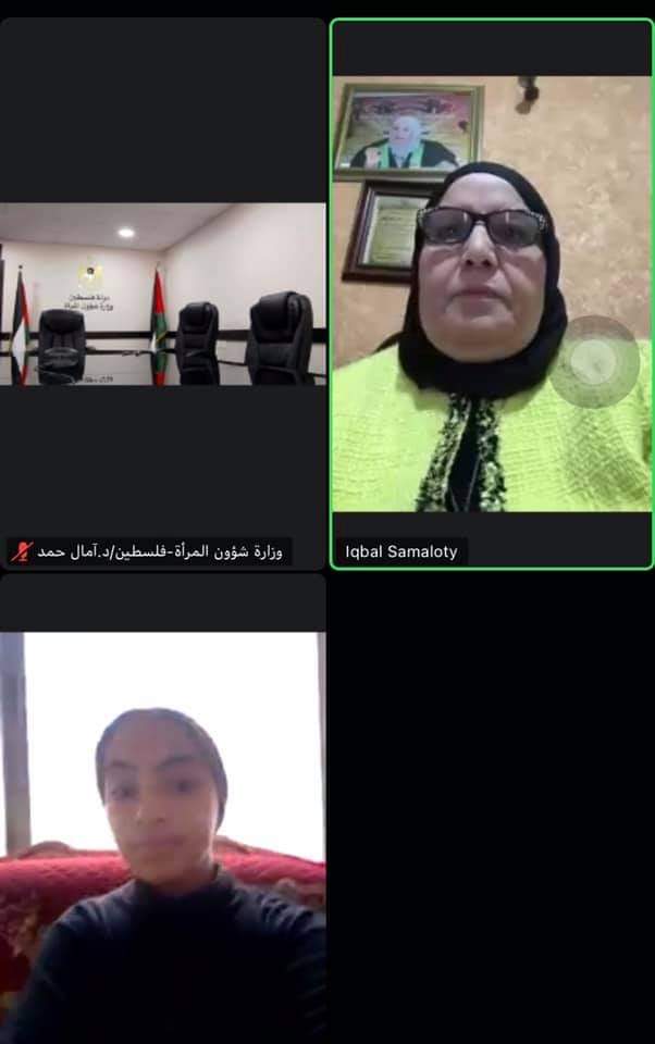 جانب من الفعاليات عبر الفيديو كونفرانس