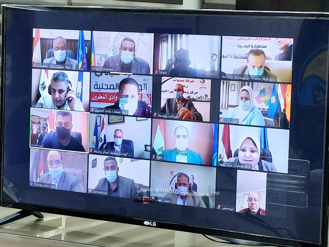 محافظ البحيرة: خفض أعداد العاملين المتواجدين  بنسبة 50٪ لتقليل الكثافات لمواجهة كورونا