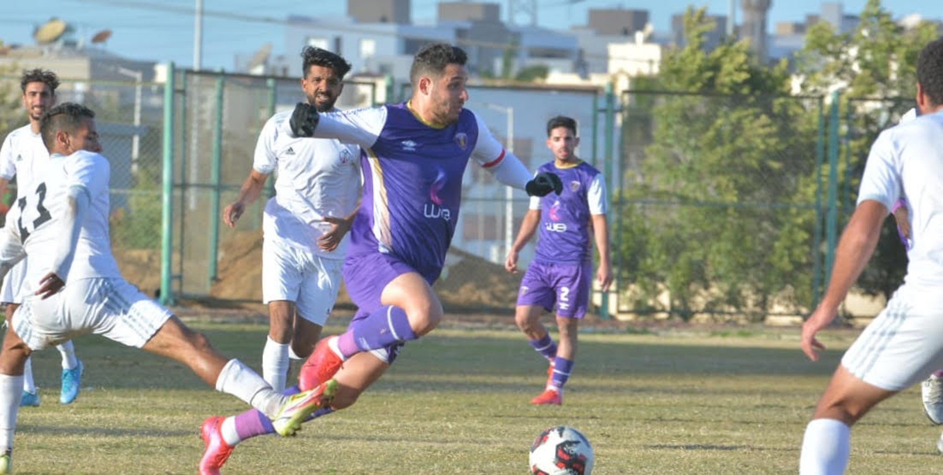 لقطة من المباراة