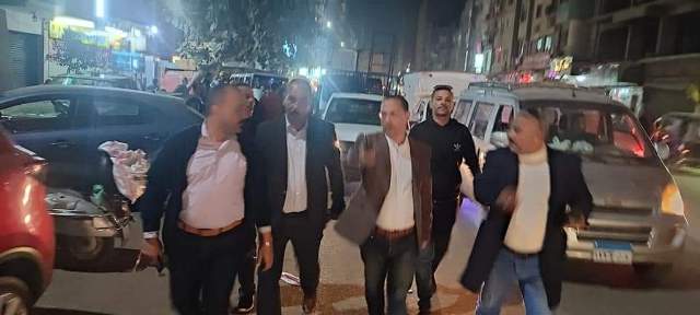 رفع 200 اشغال في حملة مسائية بالعمرانية ومتابعة مواعيد الغلق