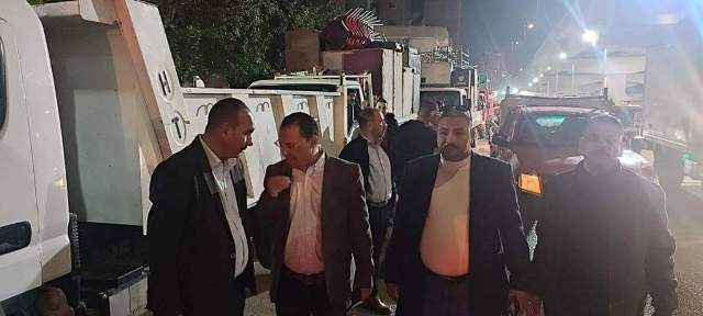 رفع 200 اشغال في حملة مسائية بالعمرانية ومتابعة مواعيد الغلق