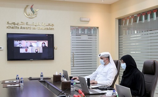 جانب من مقابلات المرشحين للفوز بجائزة خليفة التربوية في دورتها الـ14