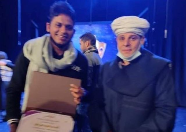   أحمد عبد الجواد أفضل ممثل فى مسابقة وزارة الشباب 