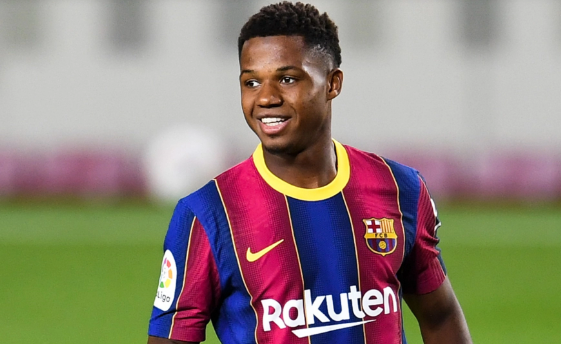  أنسو فاتى نجم برشلونه