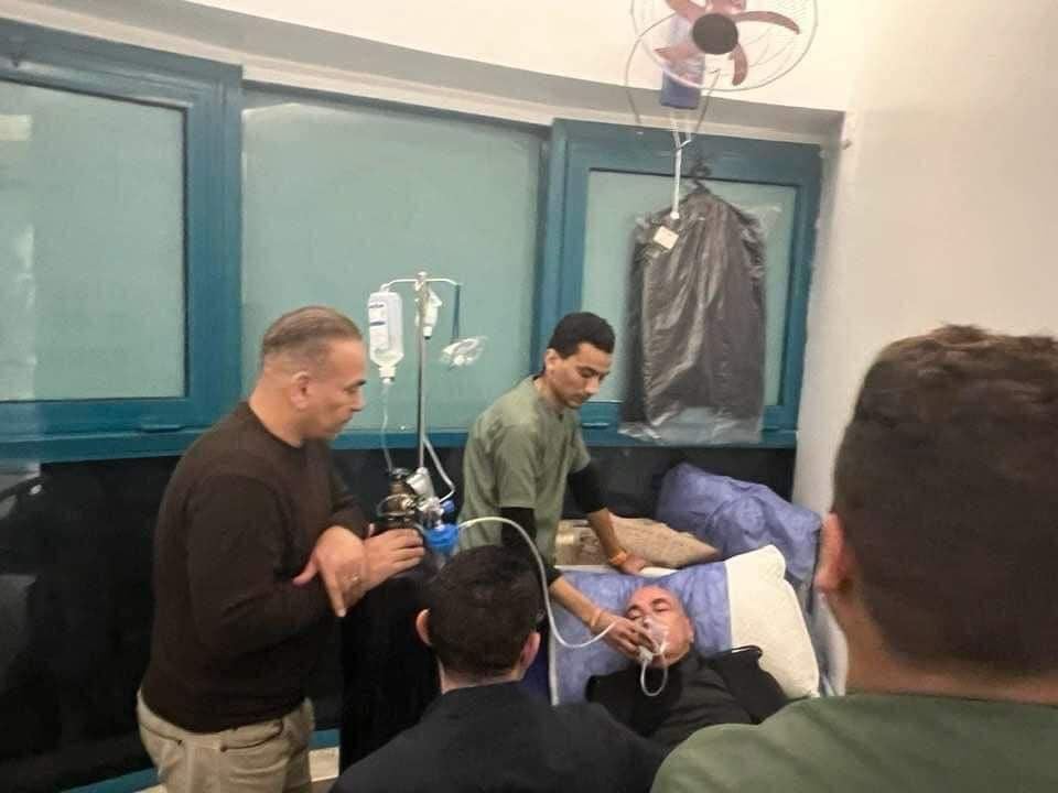 حسام حسن فى المستشفى