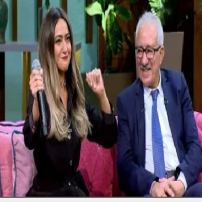 هند عبد الحليم ووالدها 