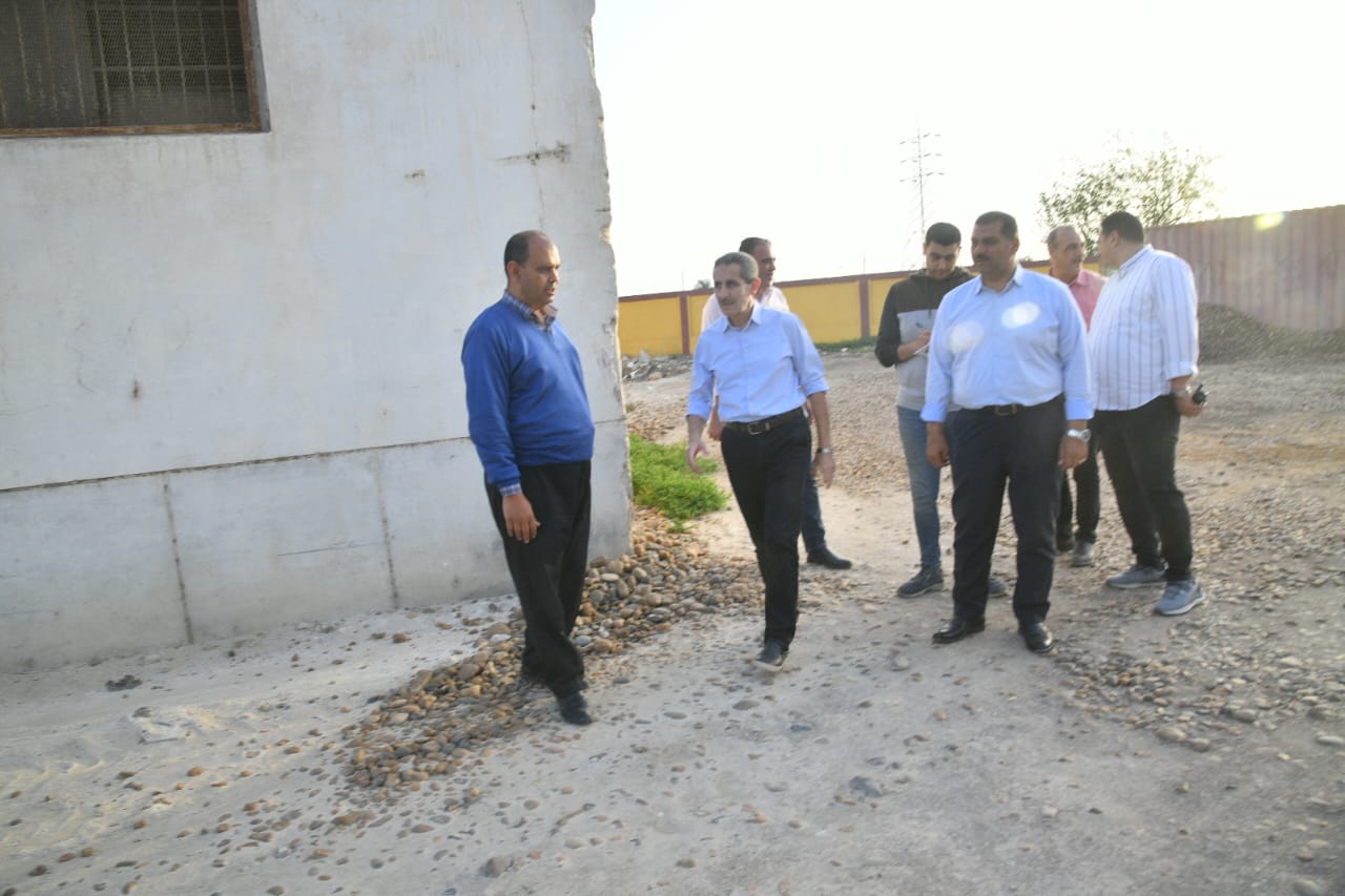 محافظ الغربية يتابع موقف مشروع محطةالبيض وعمارات الاوقاف بالعجيزى