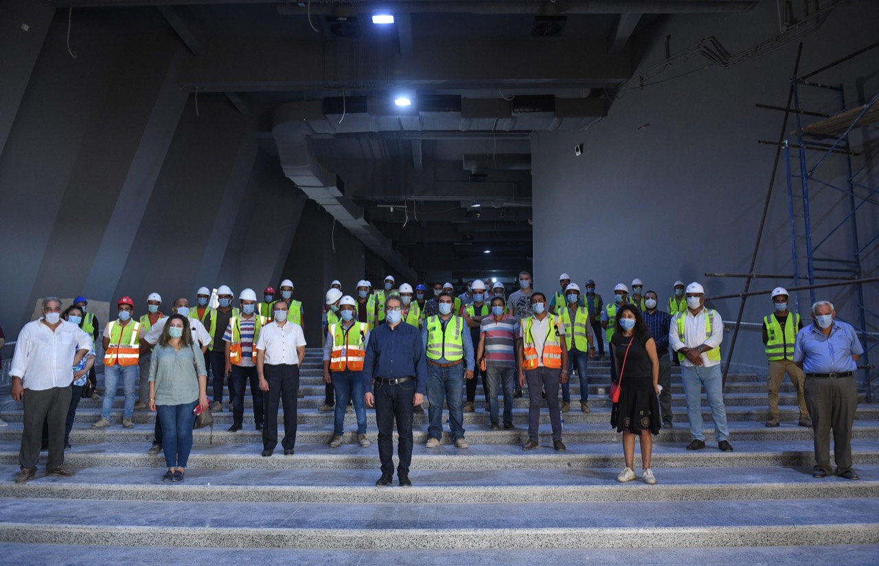  العناني وفودة يتفقدان متحف شرم الشيخ لافتتاحه 