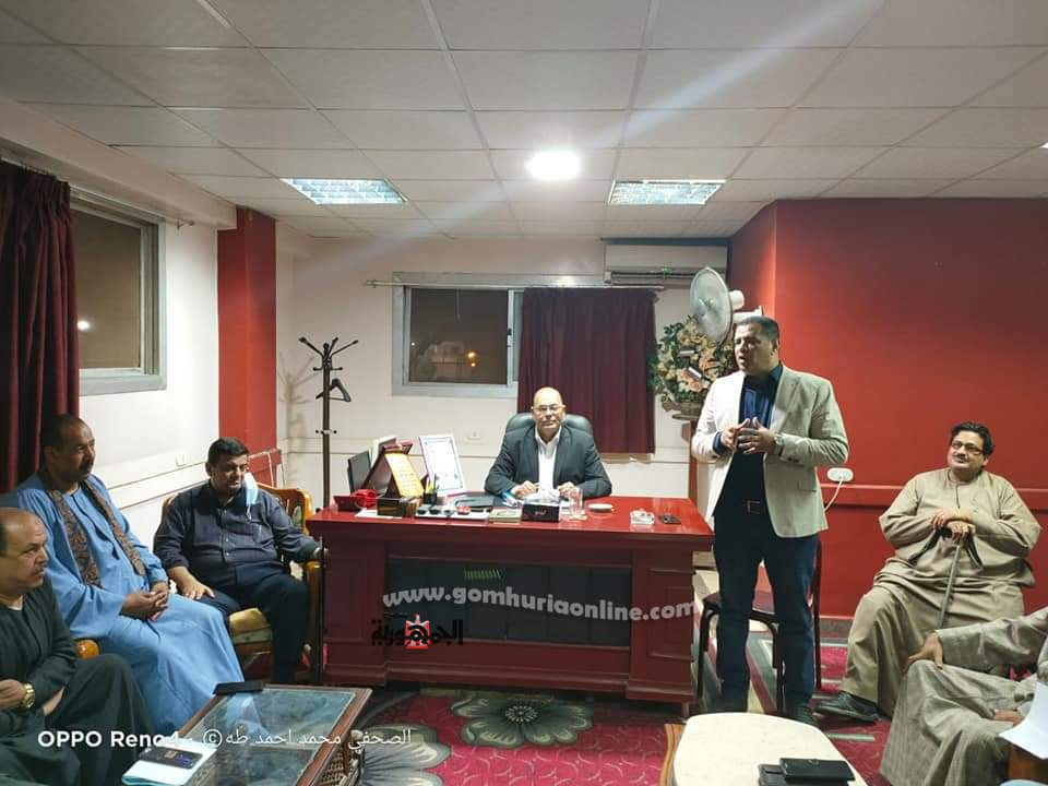 مستقبل وطن منفلوط يلتقى  رئيس المركز  بحضور 
