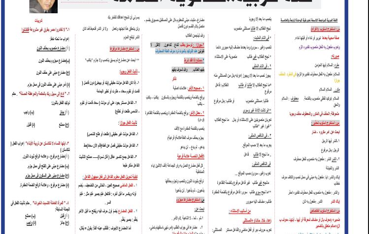 مراجعة لغة عربية الثانوية العامة 2024