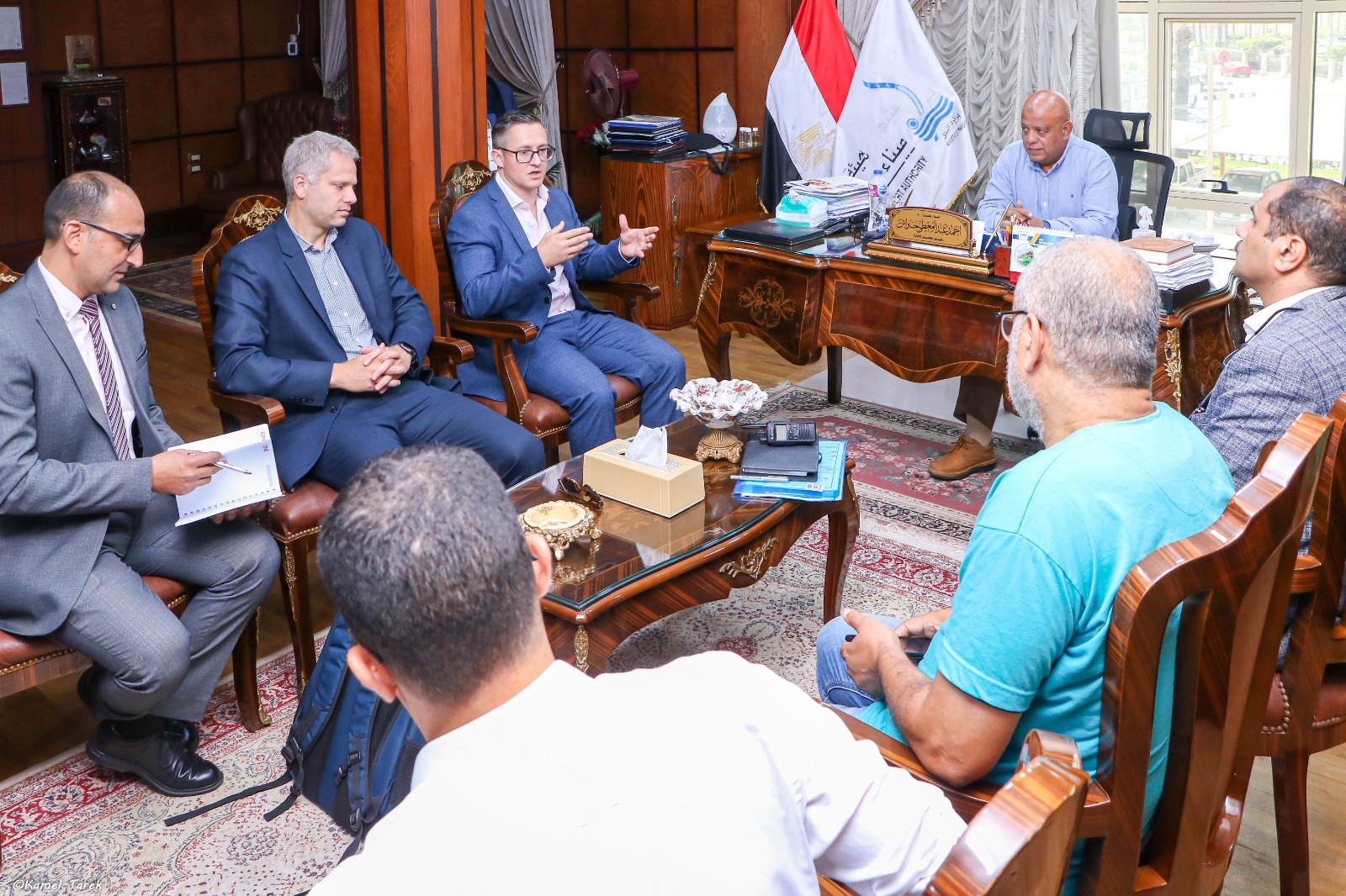 الخطوط الملاحية العالمية  تضاعف إستخدامها لميناء دمياط 