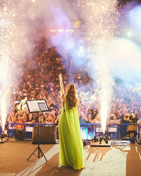 نانسي عجرم من حفلها الأخير: نحنا هون بحبك لبنان 