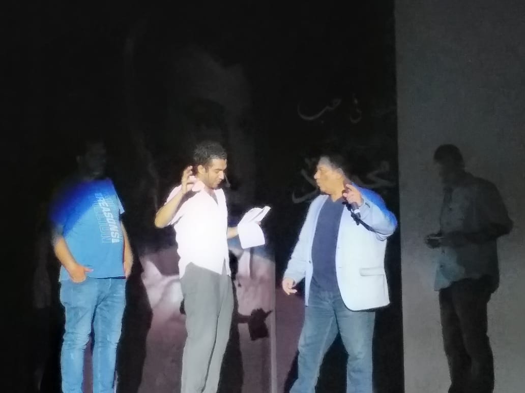 مدحت العدل وبوسى شلبي وصلاح الشرنوبي فى البروفة النهائية لحفل تأبين