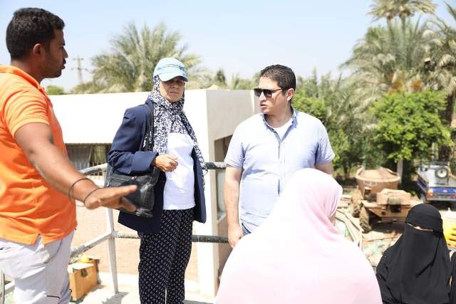 جولة تفقدية لرئيس مياه بنى سويف لمشروع إحلال وتجديد الصرف            