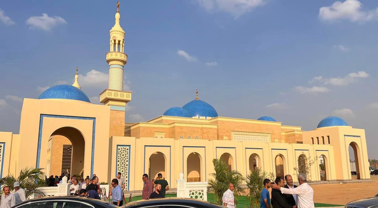 افتتاح المرحلة الأولي من مسجد محمد فريد خميس بالعاشر من رمضان