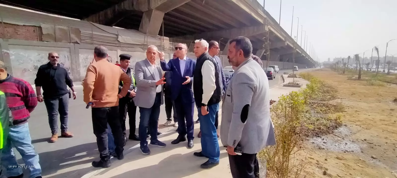 محافظ القاهرة يتابع أعمال فك وإزالة كوبرى السيدة عائشة 