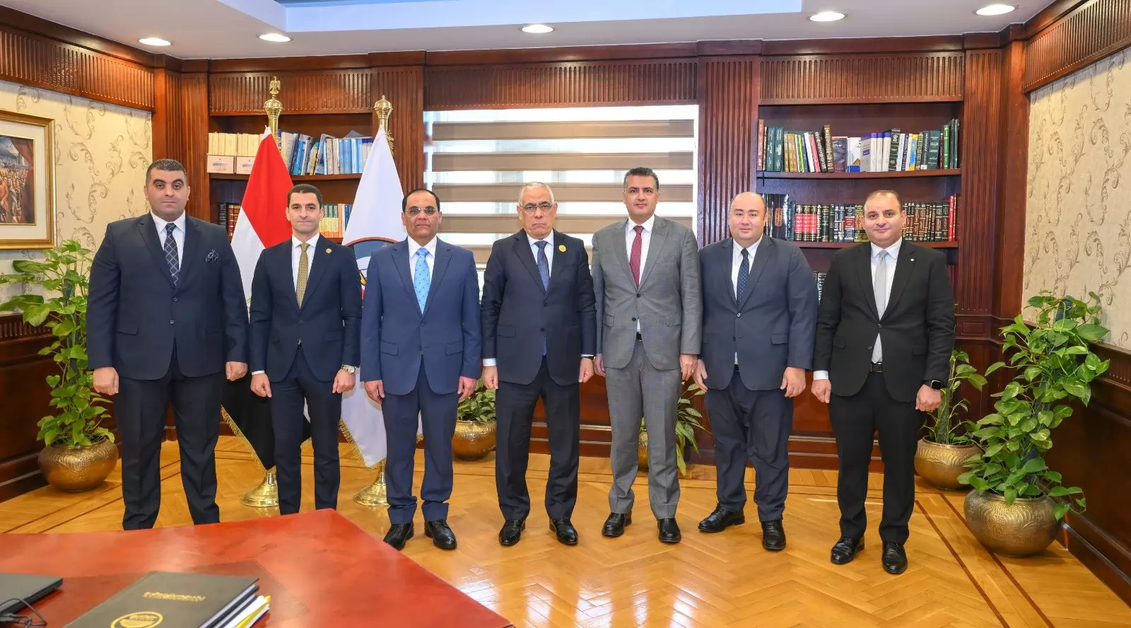 النائب العام يستقبل رئيس الاستئناف لنيابة الأموال العامة العليا