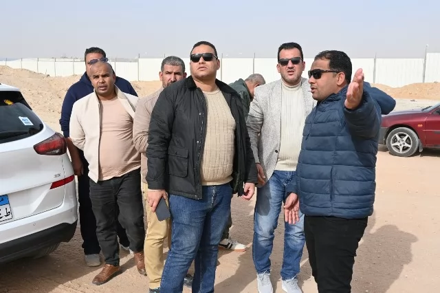 خطوة هامة من جهاز العاشر من رمضان فى مشروع قطار البضائع.. بالصور