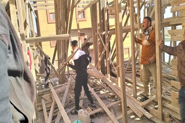 إزالة 2174 حالة تعد على الاراضي الزراعيه وأملاك الدولة بالمنيا