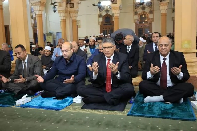 النجار يشهد احتفالية ذكري النصف من شعبان بمسجد أسد بن الفرات 