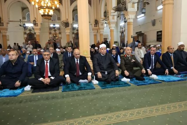 النجار يشهد احتفالية ذكري النصف من شعبان بمسجد أسد بن الفرات 