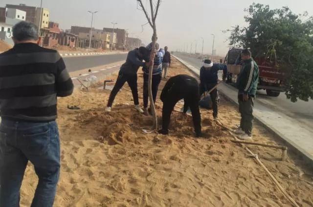 شاهد بالصور.. أهم مشروعات الطرق والمرافق بمدينة حدائق العاشر من ر