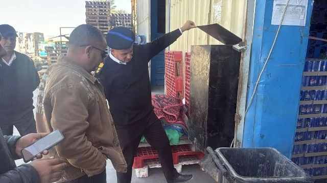 جهاز  العبور الجديدة يجتاح مخالفات 