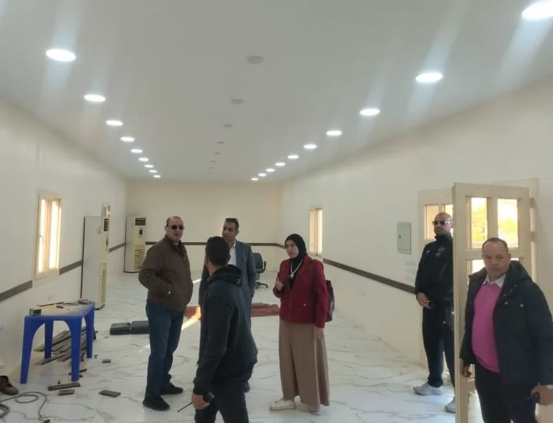 وكيل الرياضة بالقليوبية يتفقد مركز التنمية الشبابية بالعبور 