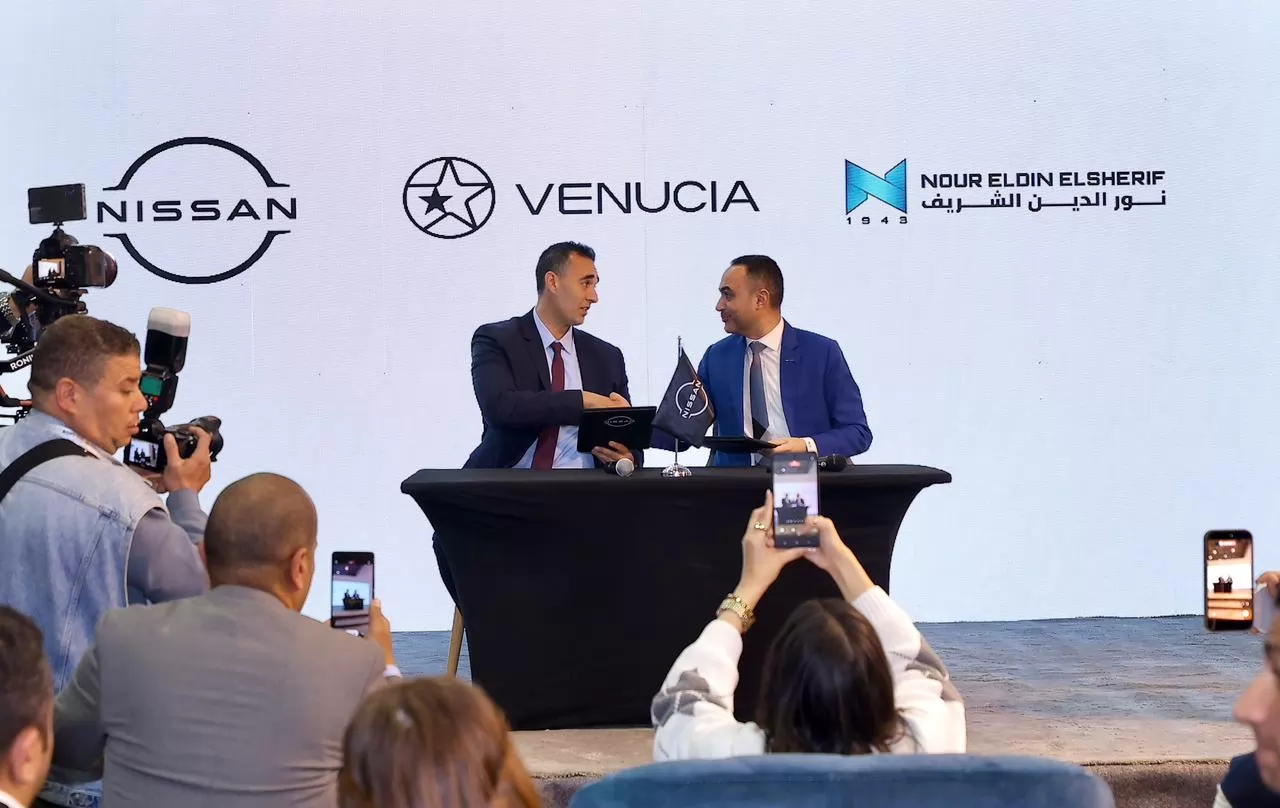 نيسان مصر توقع اتفاقية تعاون استراتيجي مع شركة نور الدين الشريف لتوزيع علامة ” فينوشيا “في السوق المصري