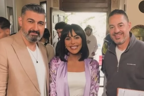 هاجر الشربوني تروج لمسلسل 