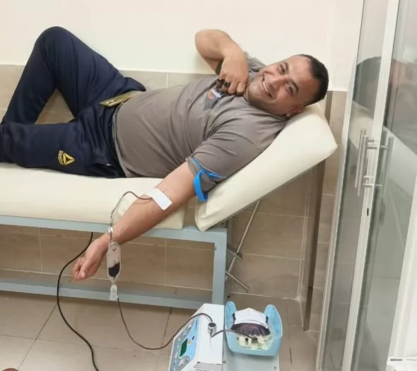 حملة تبرع بالدم في مستشفى القنطرة شرق بالإسماعيلية..صور