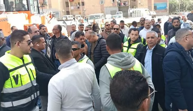 شاهد بالفيديو قيادات جهاز بدر أمام طوفان جماهير الزلزال بعد غقل 3