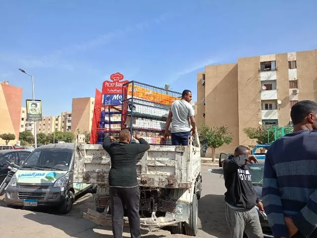 حملة شرسة من جهاز الشروق على المخالفات وتحرير 16 محضر.. بالصور