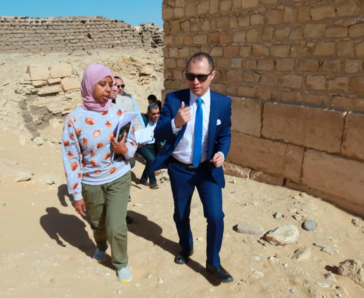 على خلفية سرقة أثرية.. النيابة الإدارية تُعاين مقبرة «خنتي–كا» بس