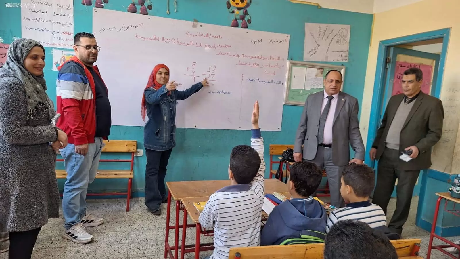 قيادات تعليم القليوبية تزور مدارس الخانكة لدعم الانضباط والتميز