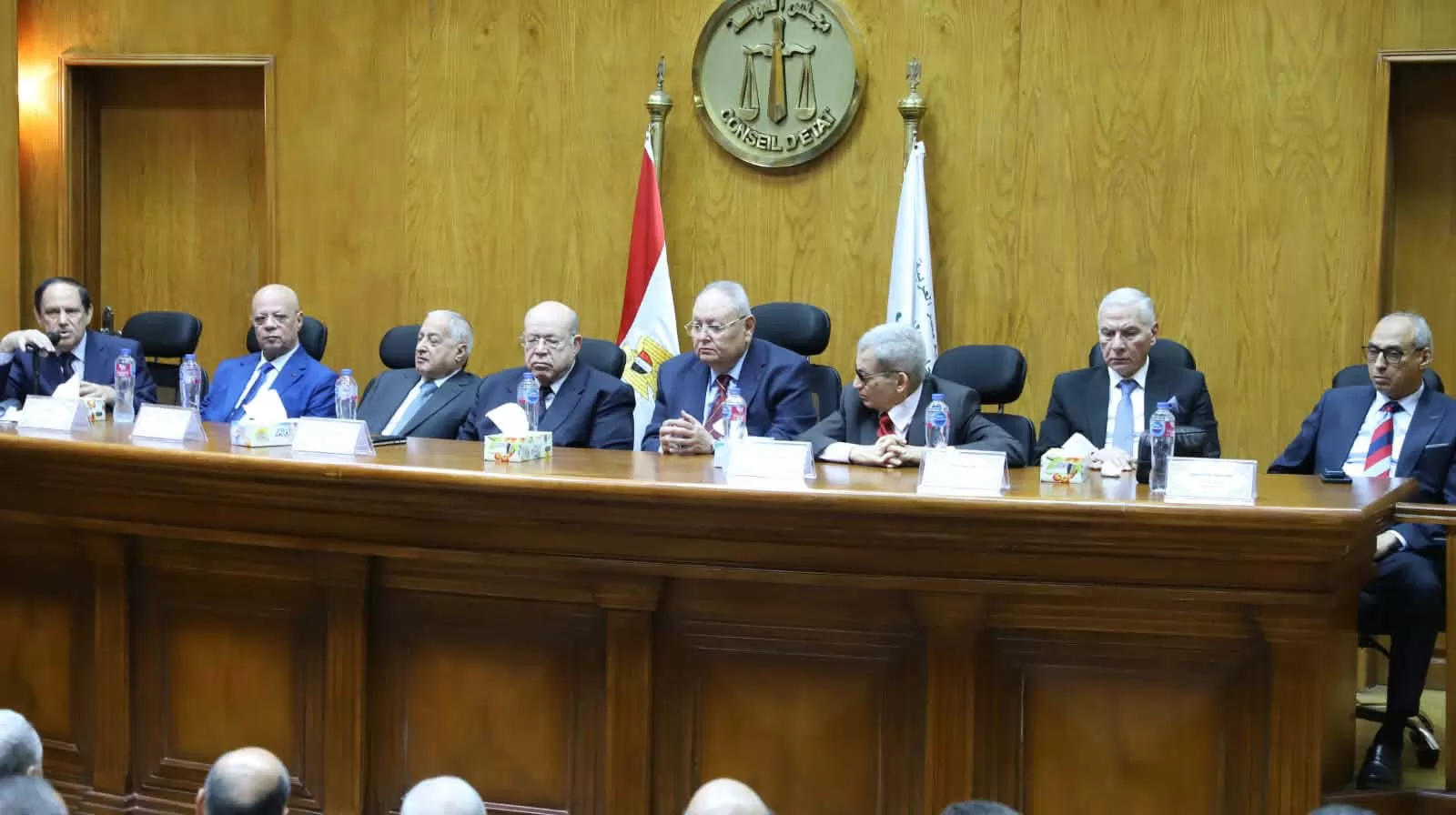 رئيس مجلس الدولة يلتقي قضاة وقاضيات مجلس الدولة بالإسكندرية