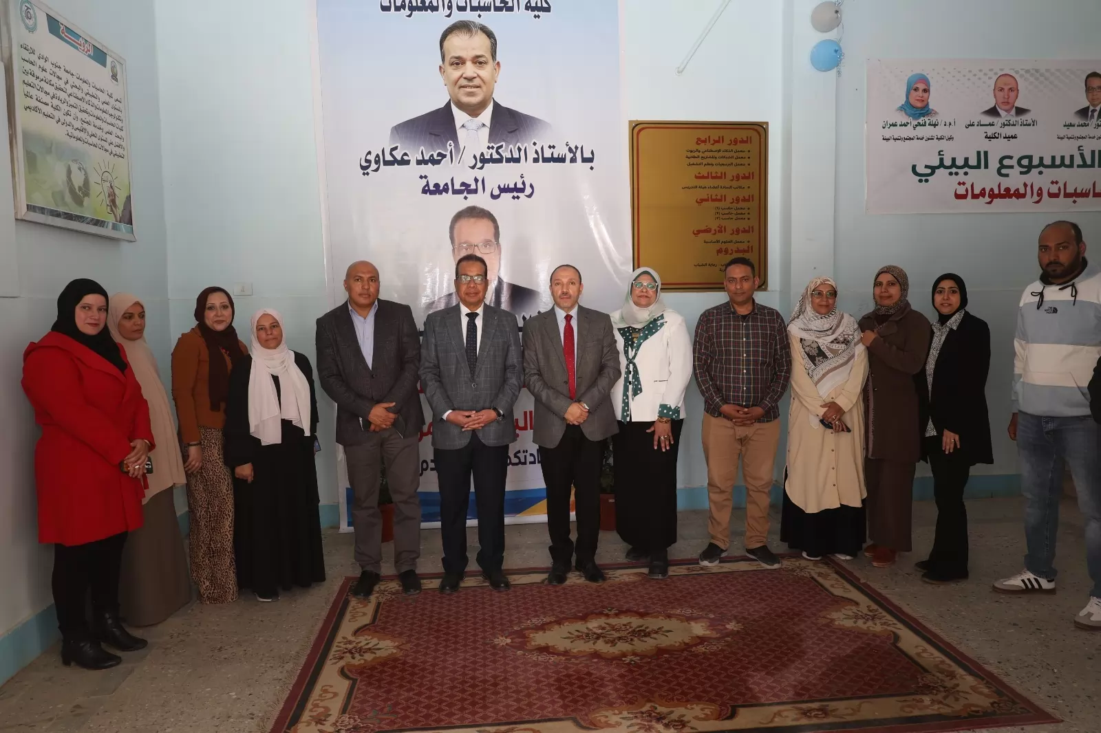 افتتاح المعرض الثاني لمشروعات تخرج حاسبات ومعلومات جامعة قنا 