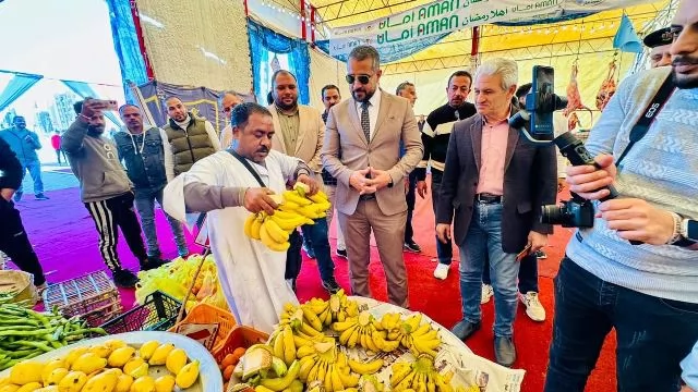 رئيس جهاز العبور الجديدة يفتتح معرض 