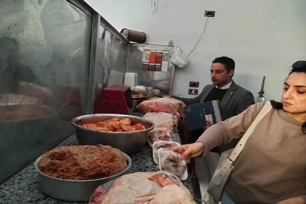 ضبط أكثر من 719 كيلو لحوم غير صالحة ومذبوحة خارج المجازر بالمنيا 