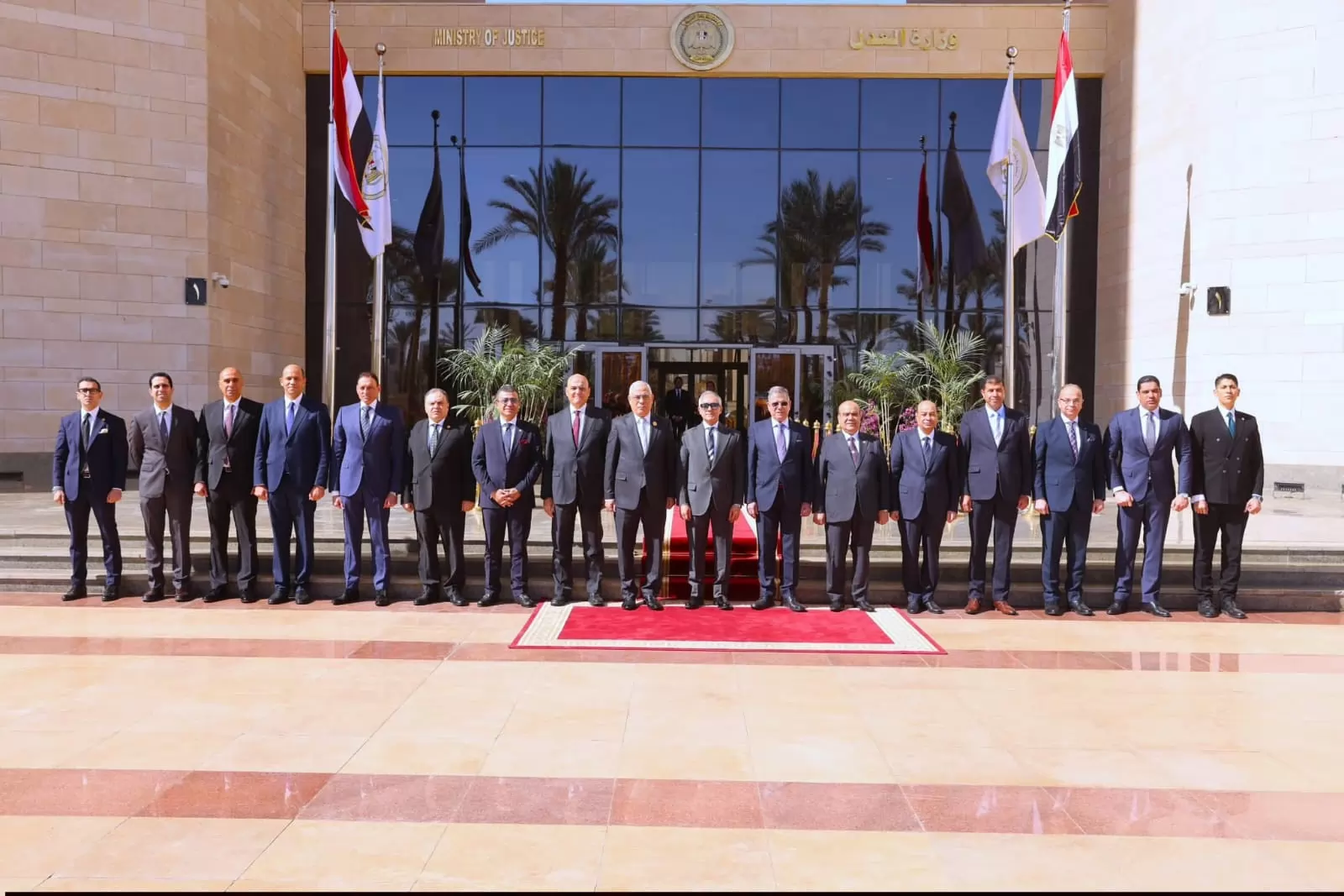 وزير العدل يستقبل النائب العام لتهنئته بتولي مهام منصبه