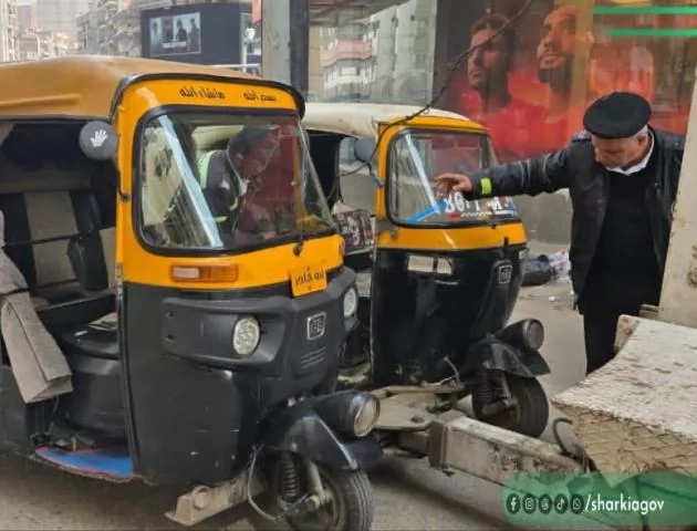 الأشموني: نبذل قصارى جهدنا للقضاء على ظاهرة إنتشار التكاتك 