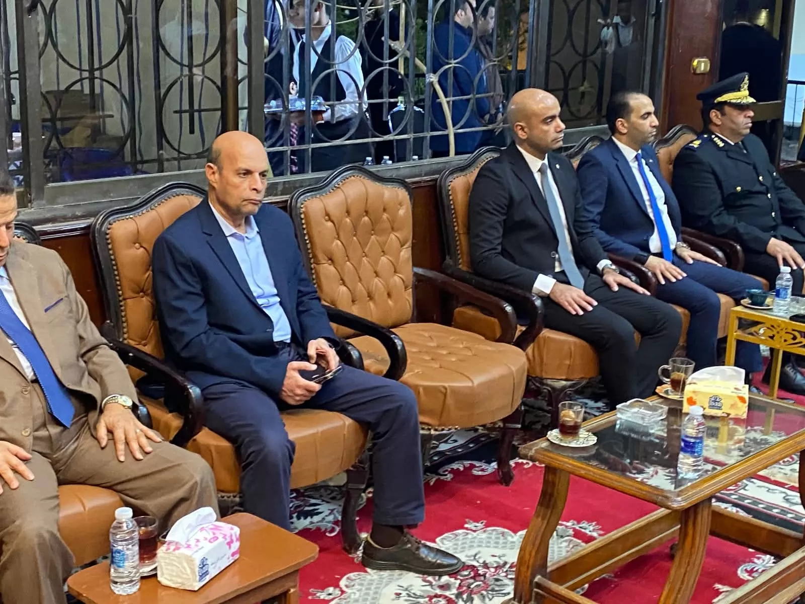 محافظ المنيا ومدير الأمن أول المشيعين لجنازة اللواء مصطفى خليل 