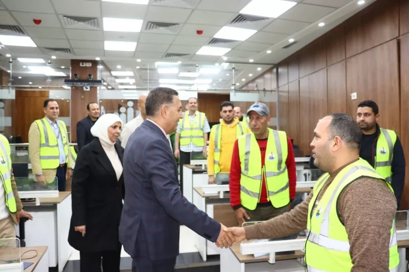 محافظ القليوبية يتفقد ديوان عام المحافظة  