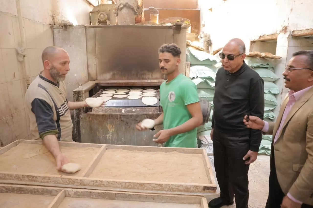 محافظ المنيا يشدد على التزام المخابز بالمواعيد الرمضانية