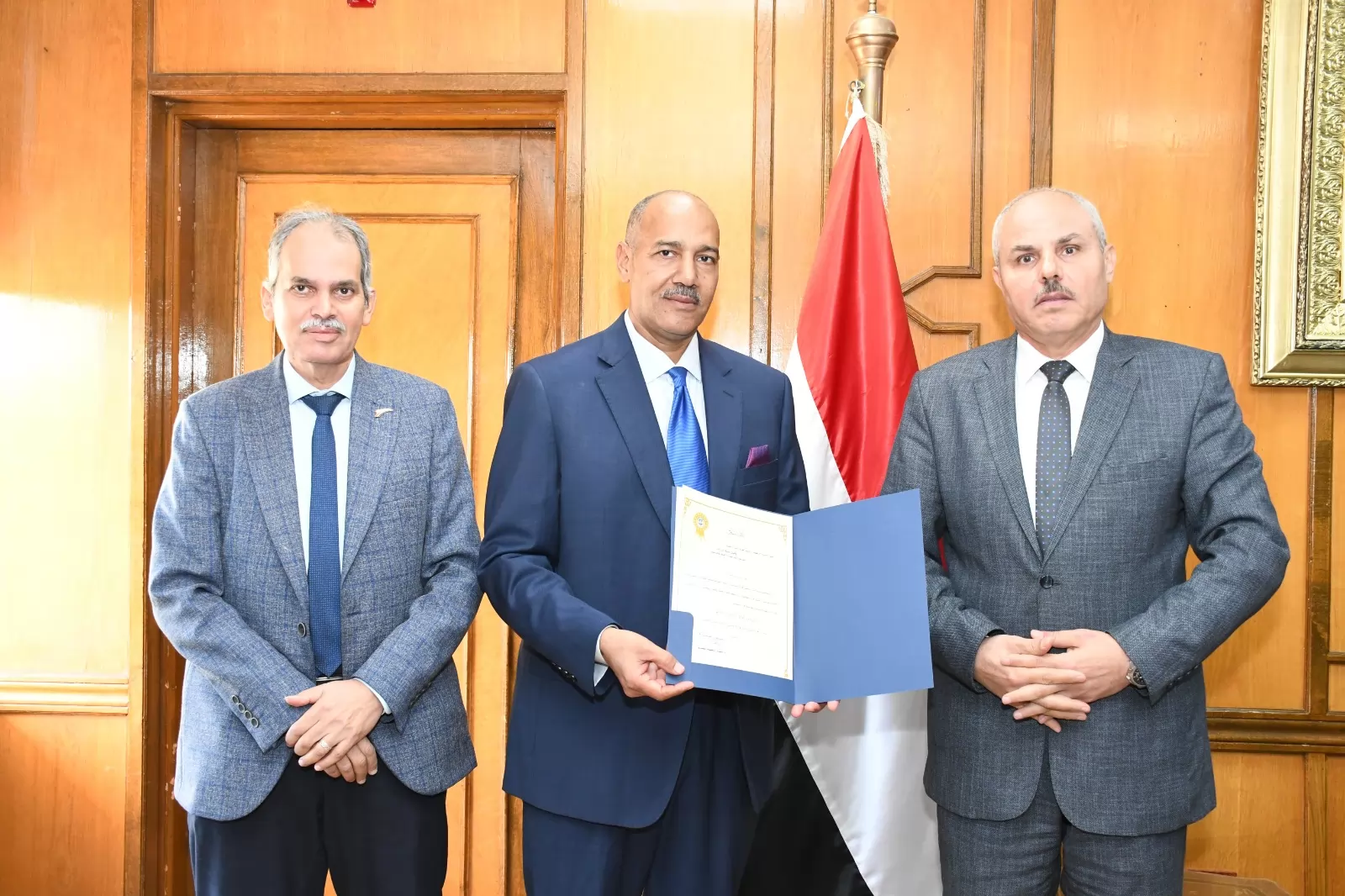 السيد عويس وكيلاً لكلية الزراعة للدراسات العليا بجامعة القناة