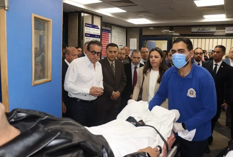 وزير الصحة يتفقد نموذج رعاية السكتة الدماغية بمستشفى القناطر