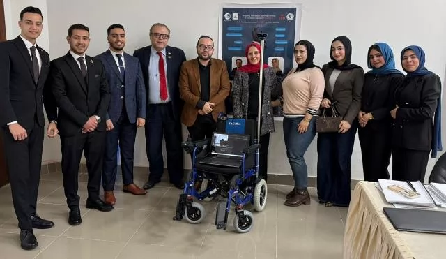 طلاب الذكاء الإصطناعى بالمصرية الروسية يقدمون 41 مشروع تخرج.. صور